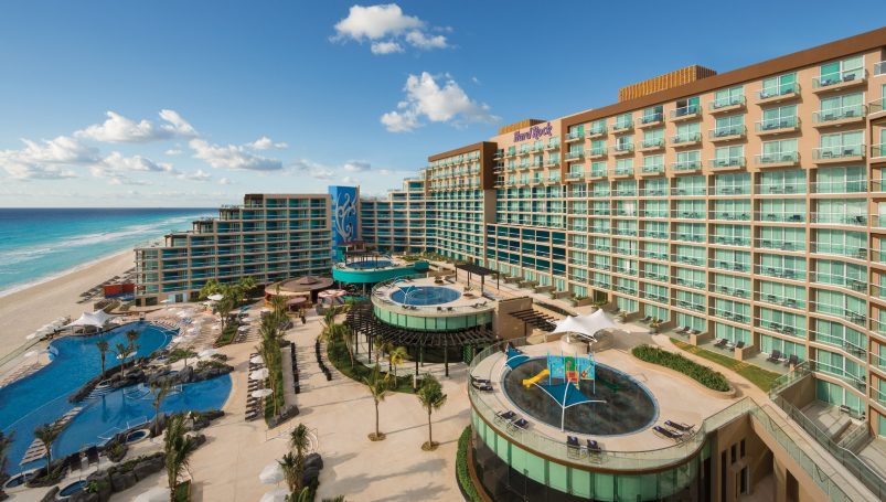 Hotel Hard Rock Cancún vista al Mar Caribe